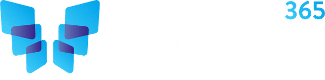 365 Angels Logo (White)